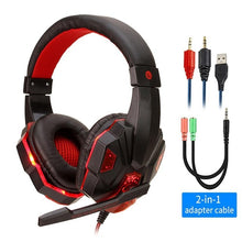 Load image into Gallery viewer, Professional Led Light Gamer Headset for Computer PS4 PS5 Fifa 21 Gaming Headphones Bass Stereo PC Wired Headset With Mic Gifts