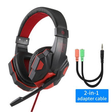 Load image into Gallery viewer, Professional Led Light Gamer Headset for Computer PS4 PS5 Fifa 21 Gaming Headphones Bass Stereo PC Wired Headset With Mic Gifts