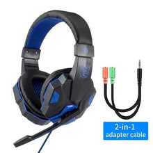 Load image into Gallery viewer, Professional Led Light Gamer Headset for Computer PS4 PS5 Fifa 21 Gaming Headphones Bass Stereo PC Wired Headset With Mic Gifts