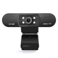 Load image into Gallery viewer, Webcam 1080P,  HDWeb Camera with Built-in HD Microphone 1920 x 1080p USB Plug n Play Web Cam, Widescreen Video
