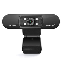 Load image into Gallery viewer, Webcam 1080P,  HDWeb Camera with Built-in HD Microphone 1920 x 1080p USB Plug n Play Web Cam, Widescreen Video
