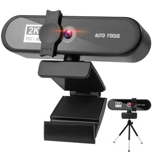 In Stcok 2K 4K Conference PC Webcam Autofocus USB Web Camera Laptop Desktop For Office Meeting Home With Mic 1080P HD Web Cam