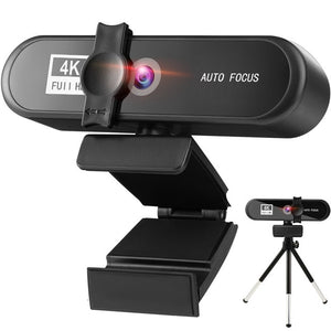 In Stcok 2K 4K Conference PC Webcam Autofocus USB Web Camera Laptop Desktop For Office Meeting Home With Mic 1080P HD Web Cam