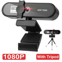 Load image into Gallery viewer, In Stcok 2K 4K Conference PC Webcam Autofocus USB Web Camera Laptop Desktop For Office Meeting Home With Mic 1080P HD Web Cam
