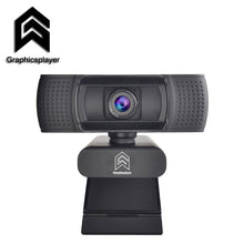 Load image into Gallery viewer, Webcam 1080P,  HDWeb Camera with Built-in HD Microphone 1920 x 1080p USB Plug n Play Web Cam, Widescreen Video
