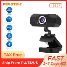 Load image into Gallery viewer, Webcam hd 1080p Web Cam with Microphone for Live Broadcast Video
